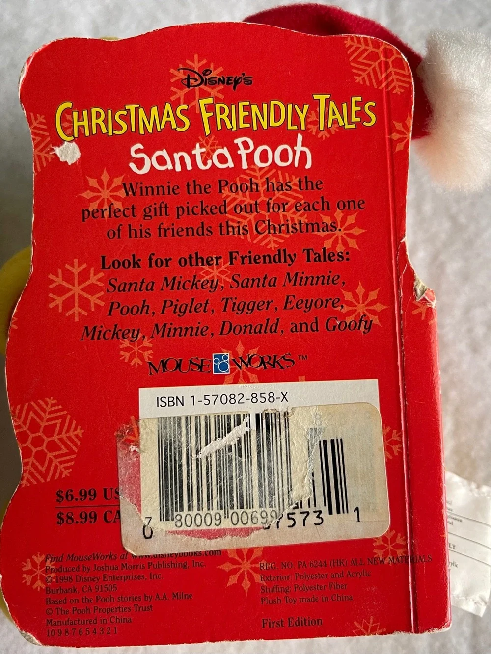 Winnie Pooh Books Set 2 Christmas Friendly Tales 1998 Silly Old Bear Songs 1997